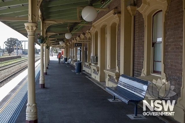 Junee Railway Precinct - Platform under awning