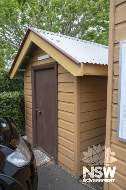 Berry Railway Station Group - Lamp room, north elevation to car park.