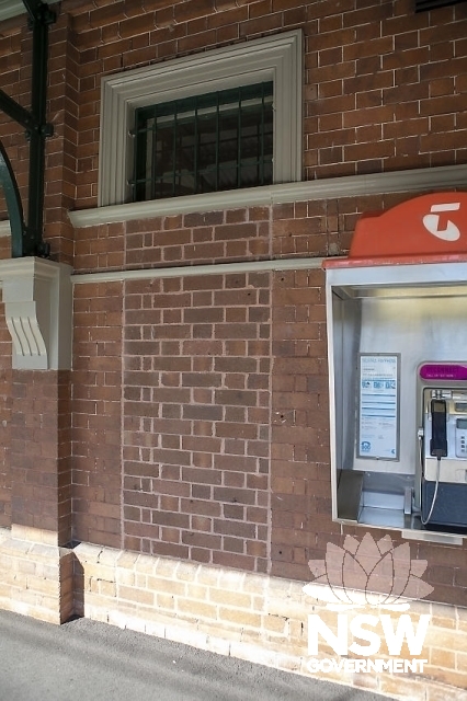 Beecroft Railway Station - Bricked up doorways on Platform 2