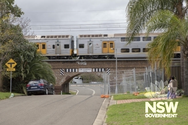 Casula Viaduct Woodbrook Road - West side approach