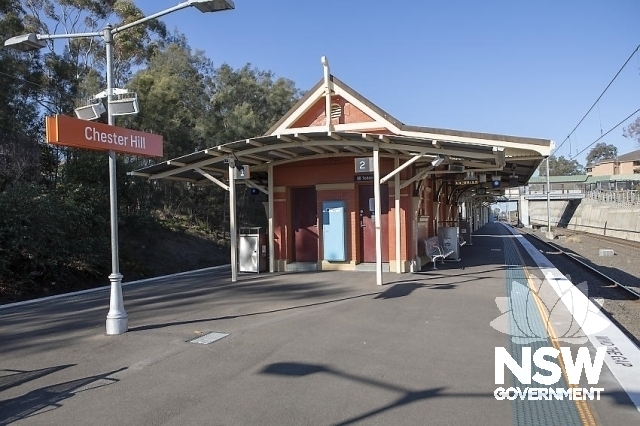 Chester Hill Railway Station Group - Platform building, western elevation.