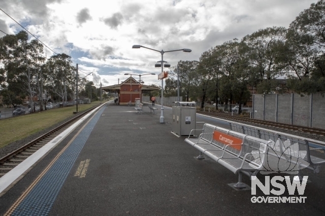 Carramar Railway Station Group - Platform 1 looking east