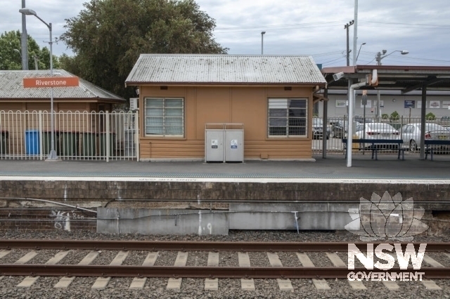 Riverstone Railway Station Group and Residence - Signal Box with evidence of the lever bays