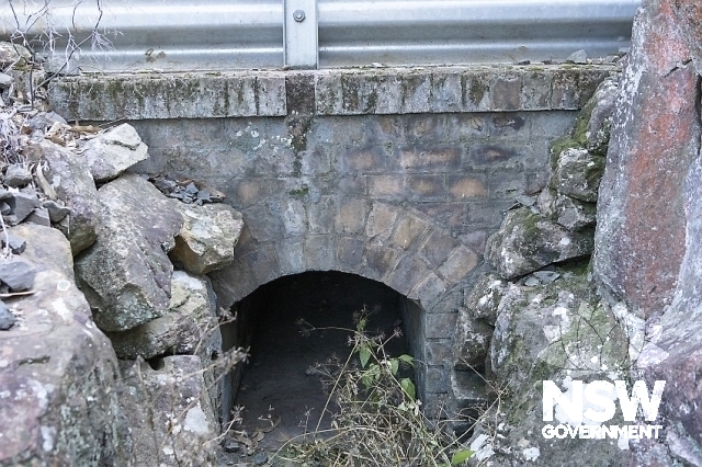 Glenbrook Railway Deviation - Brick arched culvert