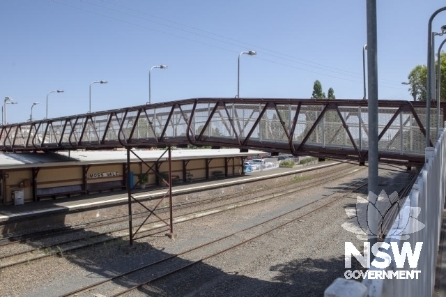 Moss Vale Railway Precinct - Overhead walkway to the east.
