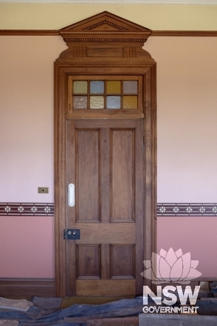Moss Vale Railway Precinct - Door in the upstairs regal dining room.