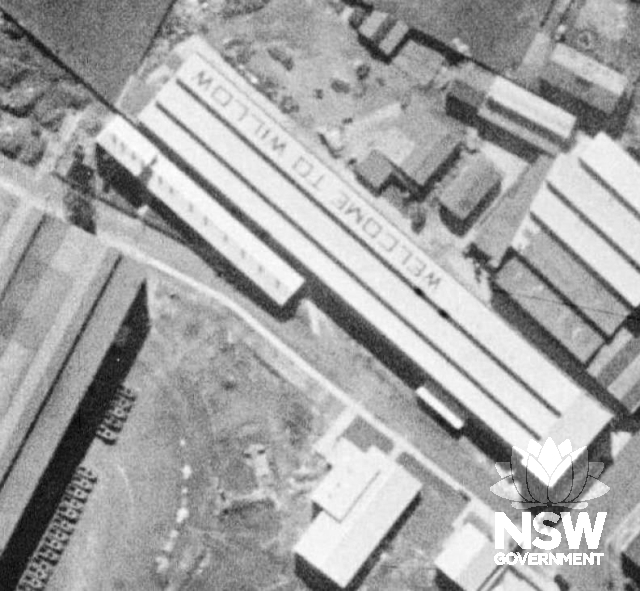 1943 aerial of Willow factory site at this time
