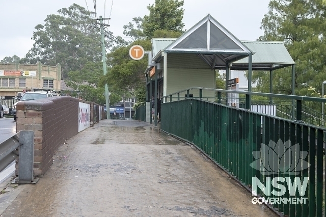 Wahroonga Railway Station Group - Station entrance from Illoura avenue