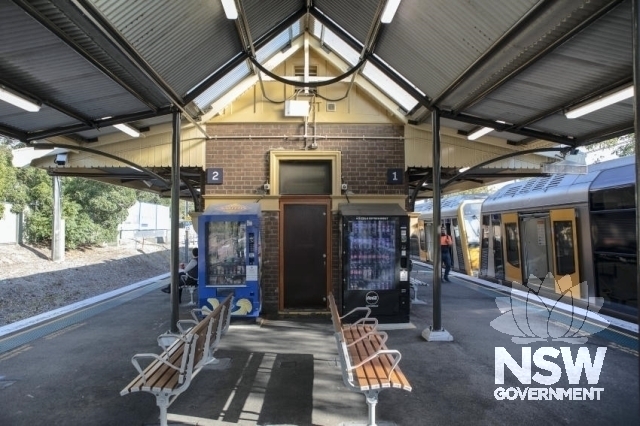 Mortdale Railway Station - 1922 platform building - north elevation
