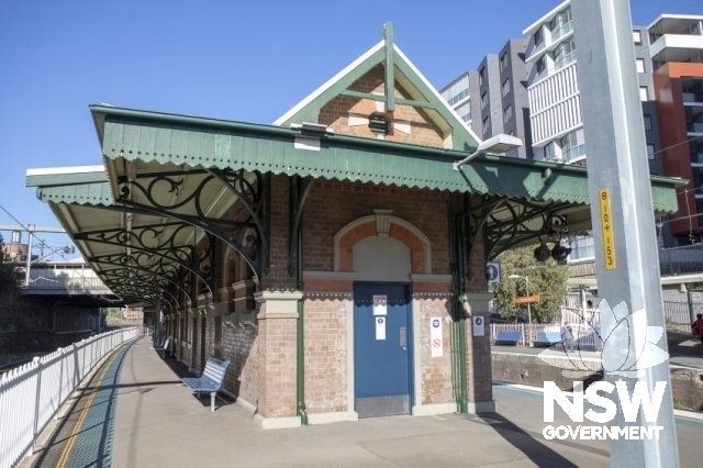 Canterbury Railway Station Group - Platform 1 western elevation.