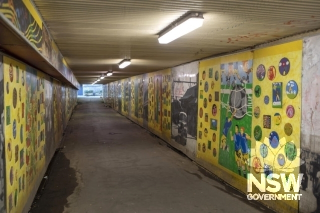 Ashfield Railway Station Group - southern entrance to the pedestrian subway