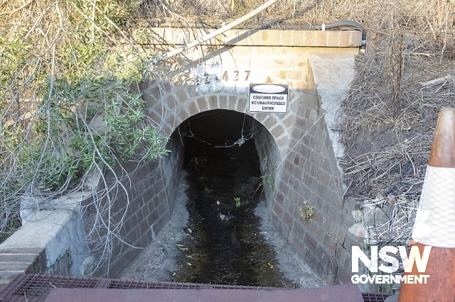 Strathfield Railway Triangle and Flyover - Brick culvert
