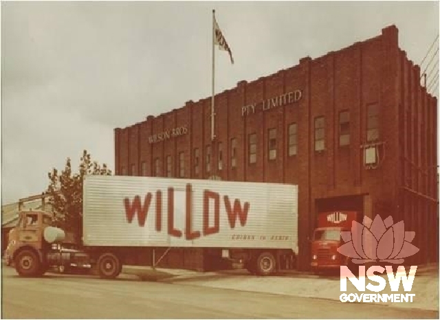 Historic image of the operating Wilson Bros factory before subsequent alterations (undated)
