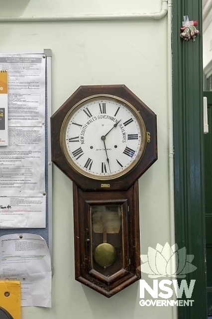 Wahroonga Railway Station Group - Seth Thomas Clock in the office