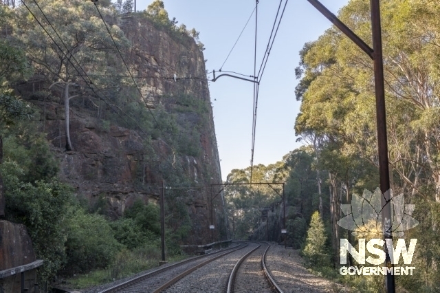 Glenbrook Railway Deviation - Cutting
