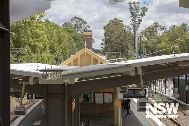 Turramurra Railway Station Group - Modern awning and platform building