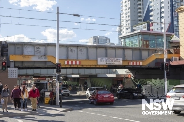Burwood Railway Parcel's Office and Underbridge - Burwood underbridge eastern elevation.