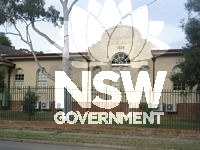 Central section of Casuarina School’s northern façade.