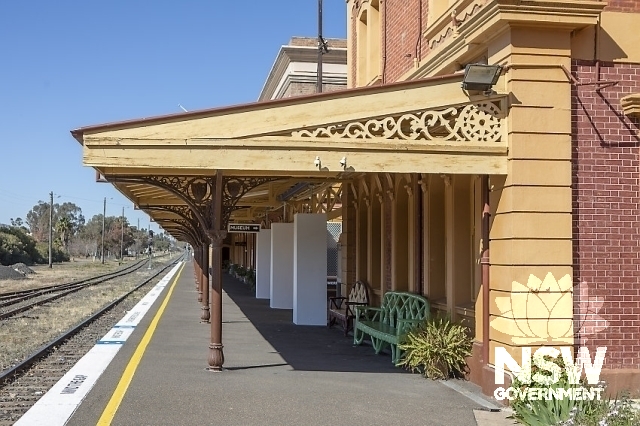 Werris Creek Railway Precinct - Patterned end of the awning.