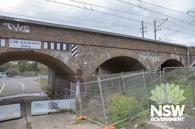 Casula Viaduct Woodbrook Road - West side looking South