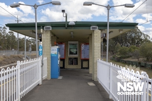 Villawood Railway Station Group - Station Entrance and eastern elevation to the booking office.