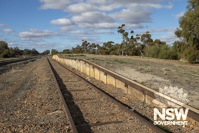 Condobolin Railway Precinct - Loading Platform on the up side of station