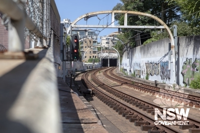 Edgecliff (Rushcutters Bay) Viaduct - Looking east to edgecliff