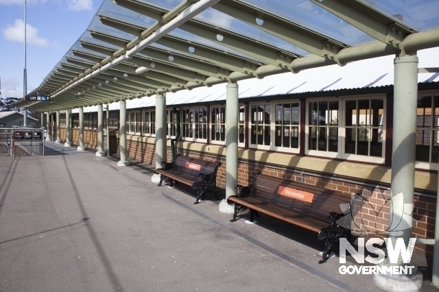 Katoomba Railway Station and Yard Group - Platform and awning