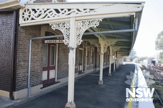 Blayney Railway Station - Platform Awning and signage