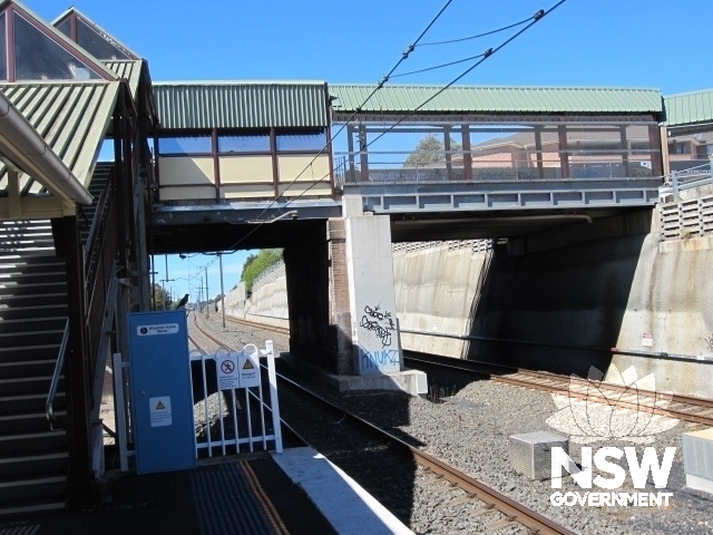 Chester Hill Railway Station Group - overbridge showing extension to left
