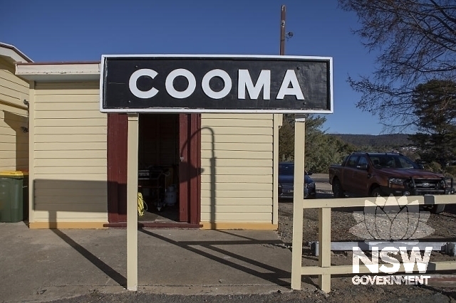 Cooma Railway Precinct - Cooma Heritage sign
