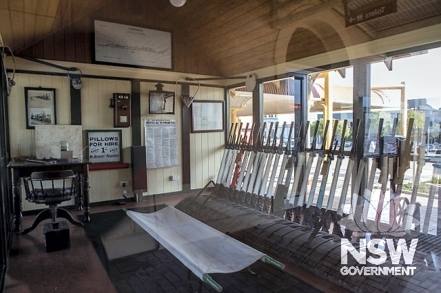 Tamworth Railway Station - Signal Box Inrternal