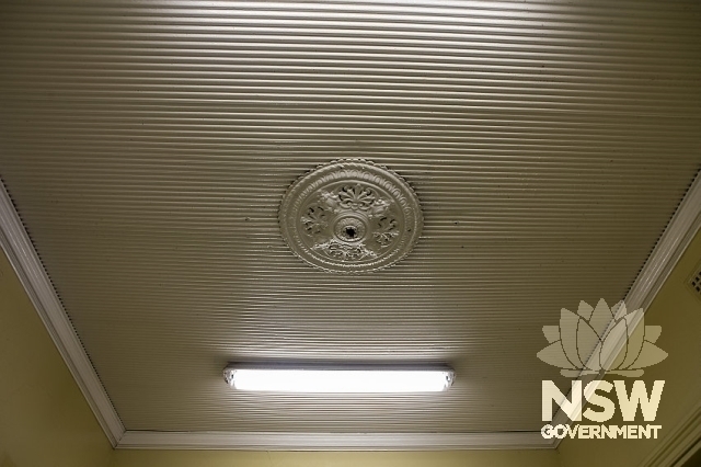 Mount Ku-ring-gai Railway Station Group - Office ripple ceiling and rose