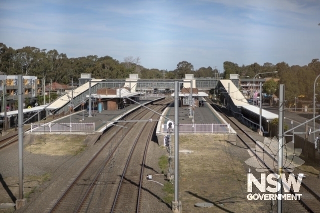 Toongabbie Station Underbridge Archaeological Remains - View from the North.