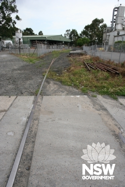 Remnant sidings (facing north) in the Upside yard which previously intercepted Parramatta Road