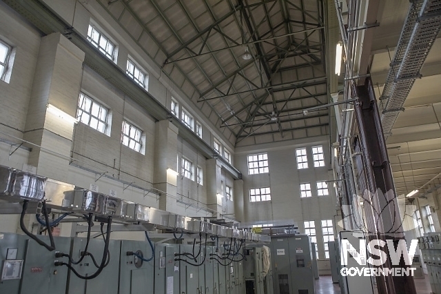 The Rocks (Argyle Street) Railway Substation - Interior of the 3 story substation