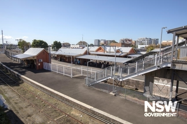 Rockdale Railway Station Group - Station overview looking north, Platform 1 in foreground
