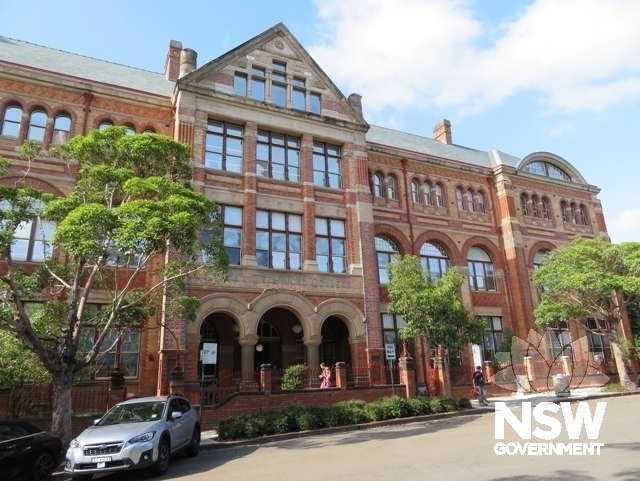 Building A: Viewed from the north in Mary Ann Street