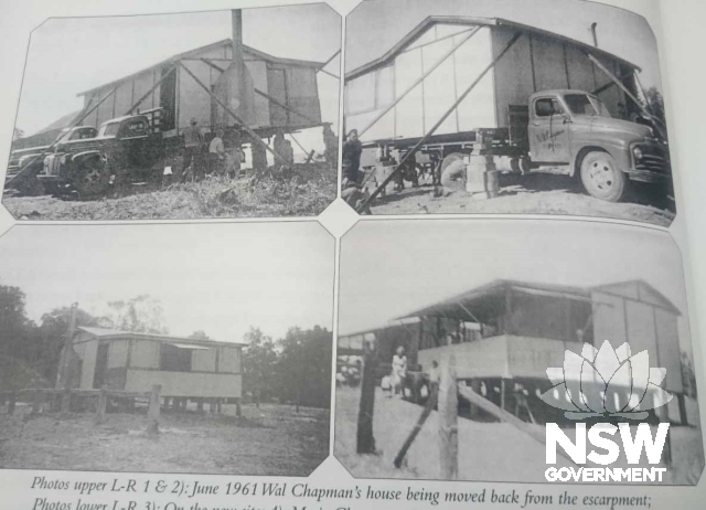 June 1961 Wal Chapman's house relocation on the headland