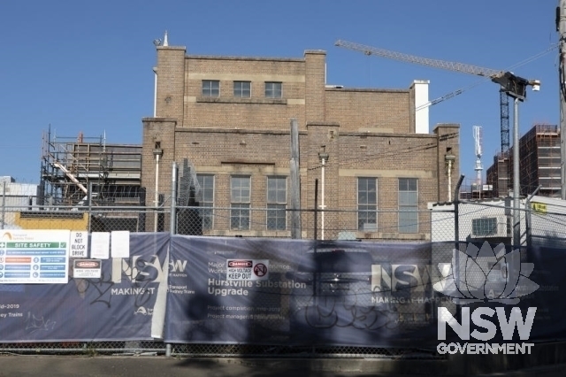 Hurstville Railway Sub-station - west elevation before upgrade