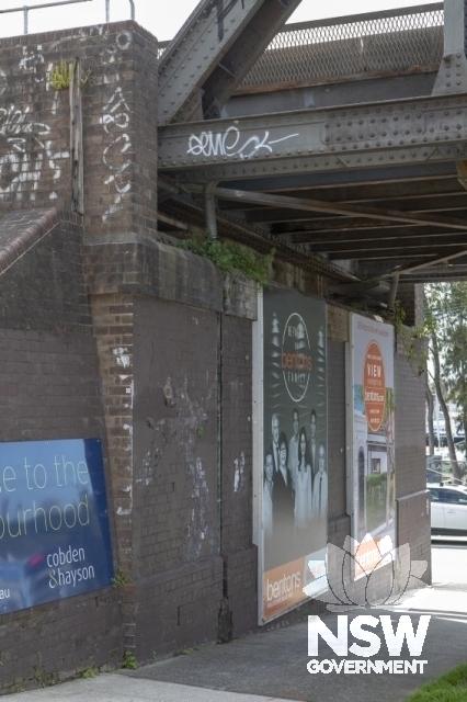 Annandale (Johnston Street) Underbridge -the western abutment.