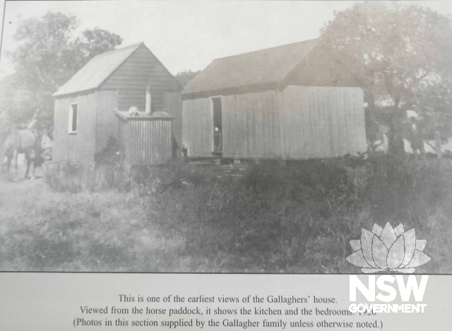 1920s view of the Gallagher's house at Sandon North