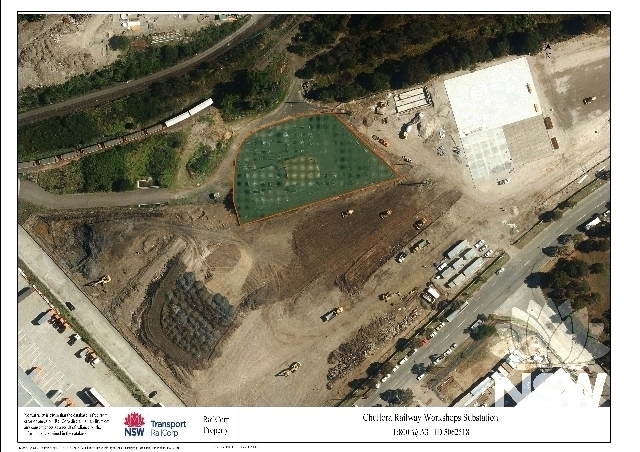 Chullora Railway Workshops Substation - Curtilage Plan