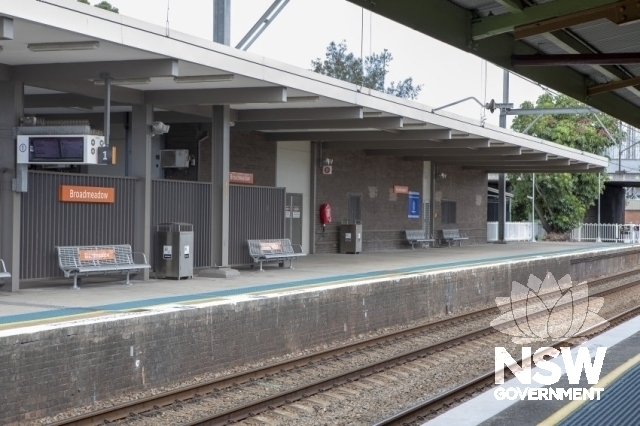 Broadmeadow Railway Station Group - Platform 1 and awning