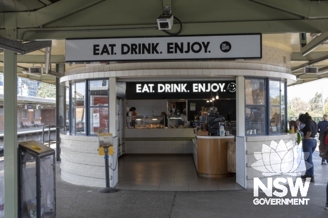 Granville Railway Station Group - Refreshment kiosk on platform 2/3