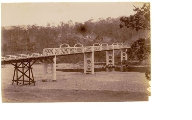 c.1920s photograph of the standing bridge