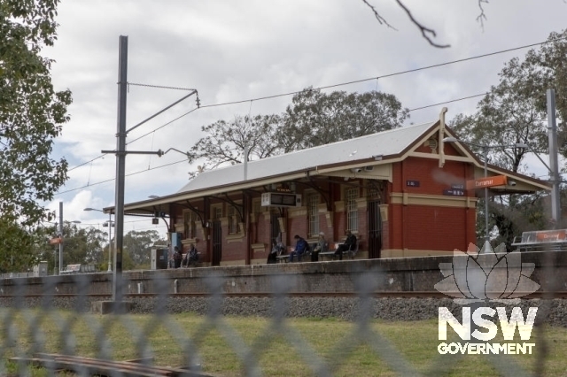 Carramar Railway Station Group - Platform 1 building from Carramar ave.