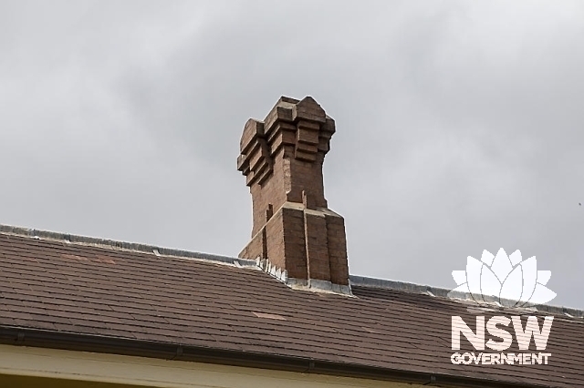 Liverpool Railway Station and Goods Shed - Station Building chimney detail.