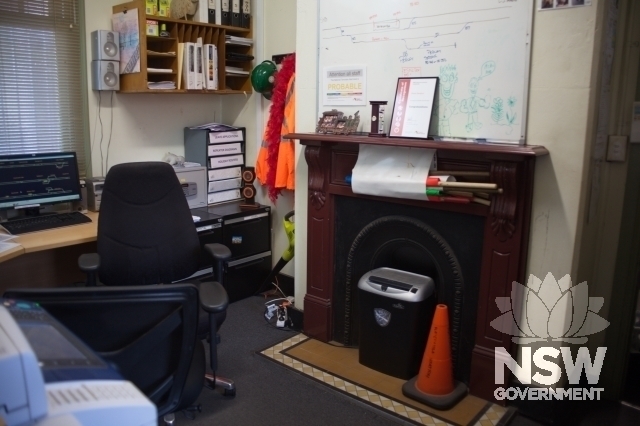 Katoomba Railway Station and Yard Group - Station building office interior
