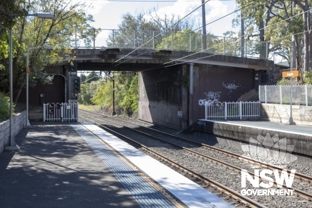 Asquith Railway Station Group - Looking North to Baldwin Avenue Overbridge